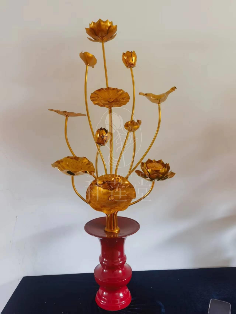 金色莲花100CM（红瓶）